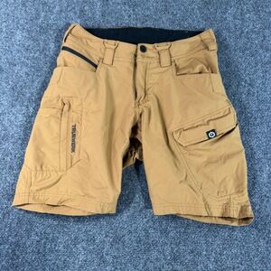 Truewerk T1 Werkshort Womens Size 4 Sand Khaki Technical Work Cargo Shorts